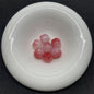 Czech Glass Half Hole Beads 12mm Gradient Peach Colors 100pcs 2