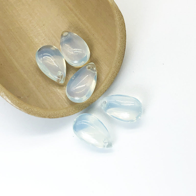 Czech Glass Beads Teardrop 7x13mm Glossy Petal Shape Vibrant Colors 100pcs 9