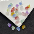 Czech Glass Beads Flower Bud 6 10mm Soft Pastel Colors 100pcs 6