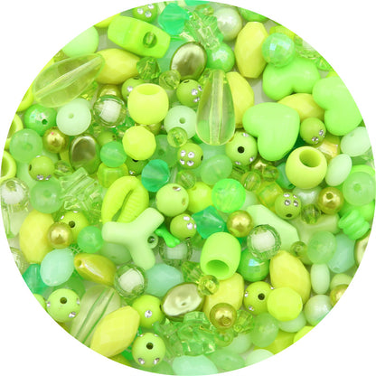 Mixed Style Acrylic Beads Colorful Hearts Bows Gems Assorted 41