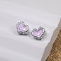 Silver Pixel Heart and Star Acrylic Beads 11mm Mixed Shapes 50pcs 15