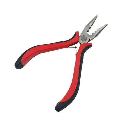 Three-Hole Hair Extension Pliers Ergonomic Steel Rubber Handles 128mm 1pc 8