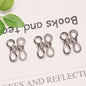 Alloy Knot Shaped Connectors 35mm Mixed Colors 10pcs 6