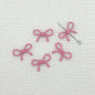 Hollow Bow Metal Beads 13x12mm Glossy Baking Painted Alloy 20pcs 16