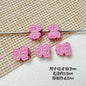 Rabbit and Bear Painted Metal Beads Glossy Finish Bulk 10pcs 30