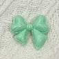 Hand Painted Balloon Bow Acrylic Beads 33mm Solid Color 10pcs 13