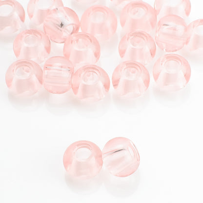 Glass Round Spacer Beads 14mm Multicolor Large Hole 40pcs 11
