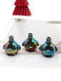 UV Plating Piggy Acrylic Beads 25mm Glossy Colorful 50pcs 12