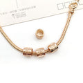 Large Hole Metal Beads Antique KC Gold Alloy Symbols 30pcs 7