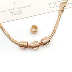 Large Hole Metal Beads Antique KC Gold Alloy Symbols 30pcs 7