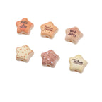 Cookie Star Acrylic Beads 14mm Assorted Colors 20pcs 3