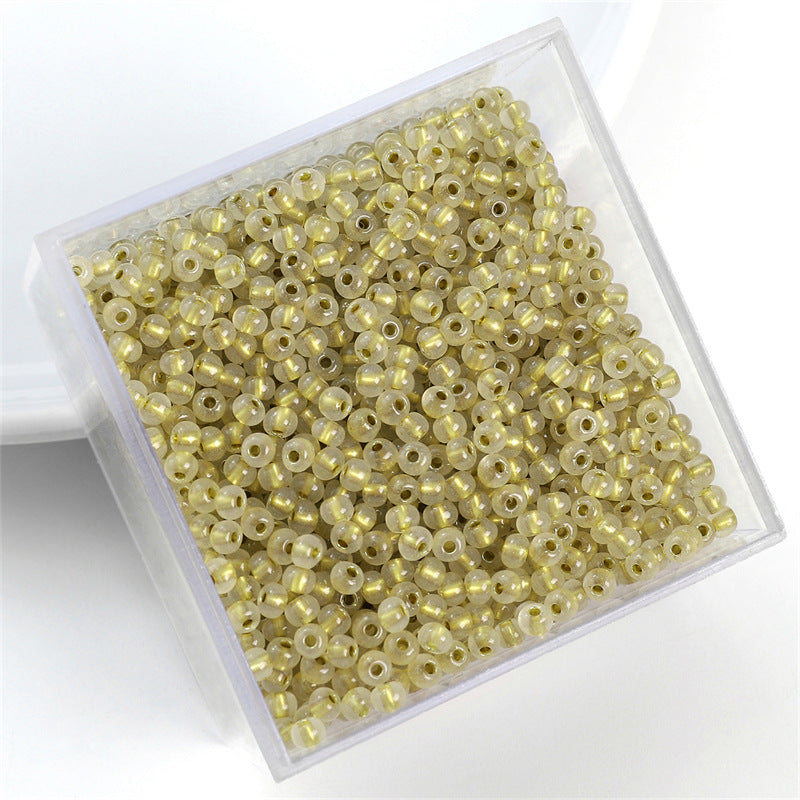 Silver-plated Vintage Seed Glass Beads 3mm Timeless Shimmer 600pcs 7