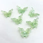 Transparent Butterfly Acrylic Beads 22x33mm Vertical Hole 1pc 8