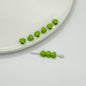 Heart Metal Beads 5mm Baking Painted Glossy Alloy 30pcs 14