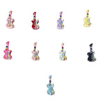 Guitar Metal Beads 17mm Punk Style 3D Enamel Alloy 10pcs 5