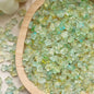 Frosted Pentagonal Star Glass Beads 8mm Soft Glow with Gold Flecks 30pcs 11