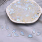 Vintage Czech Glass Leaf Glass Beads 11x18mm 100pcs 9
