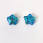 Lampwork Glass Beads Star 15mm Vintage Foil Filled 50pcs 10