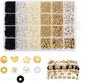 Heishi Clay Beads 6mm Elegant Golden Tone Polymer 1box 13