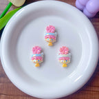 Popsicle Acrylic Beads 20mm x 30mm Glossy Pastel Mixed Colors 10pcs 3