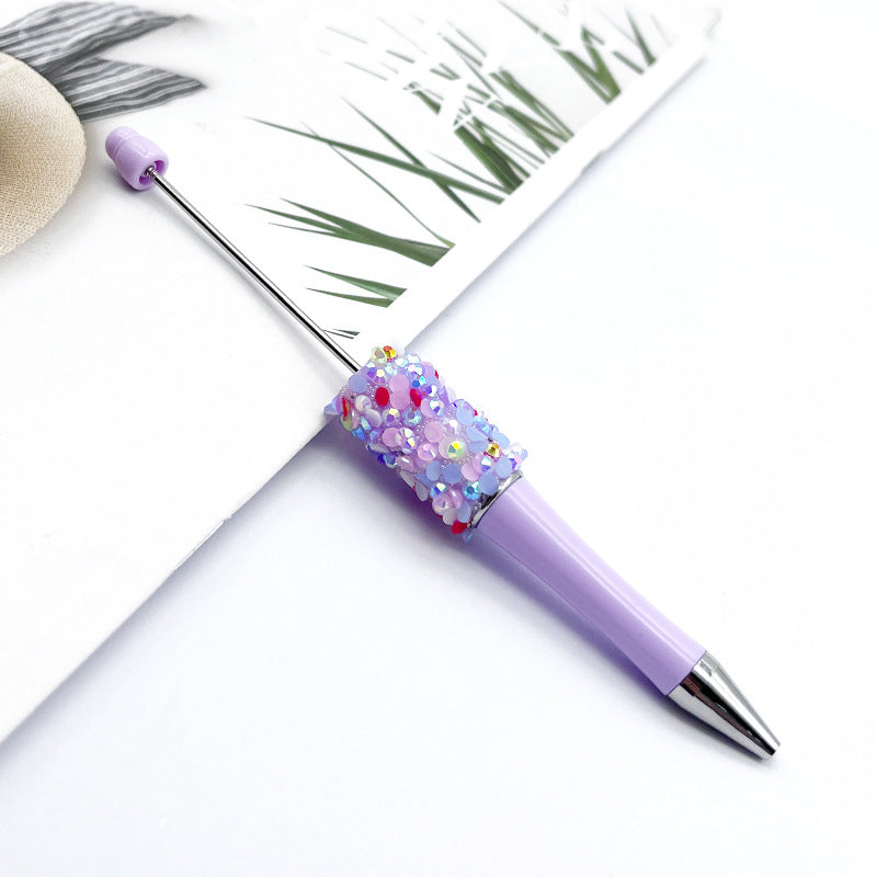 Beadable Pen Resin Sequin Petal Cluster Vibrant Colors 16