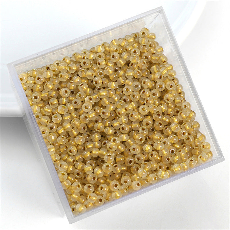 Silver-plated Vintage Seed Glass Beads 3mm Timeless Shimmer 600pcs 8