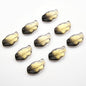Czech Glass Beads Feather Leaf 17x28mm Gradual Color Change 20pcs 10
