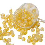 Crackle Round Glass Beads 10mm Gradient Color Smooth Surface 60pcs 5