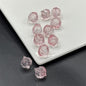 Small Walnut Shape Transparent Glass Beads 12mm Translucent Blue 100pcs 6