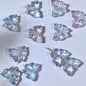 Phoenix Tail Butterfly Glass Beads 12x15mm Translucent Mixed Colors 50pcs 5