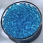 Ice Transparent Round Glass Beads 8mm Pastel Frosted Glow 100pcs 17