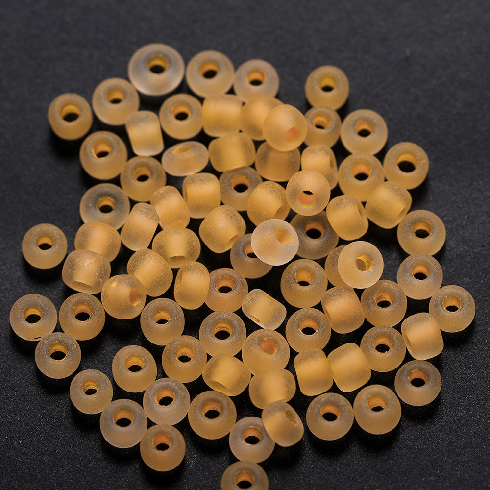 Glow In The Dark Seed Glass Beads 3mm Multicolor Stripes 1800pcs 49