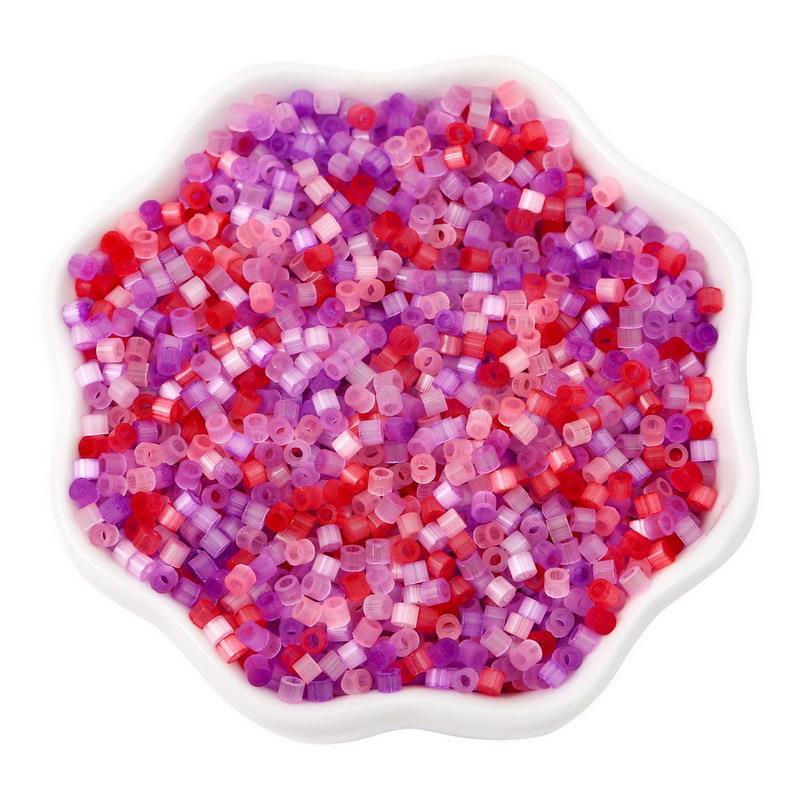 Antique Cat Eye Rice Seed Glass Beads 2.5mm Translucent Glow 740pcs 36