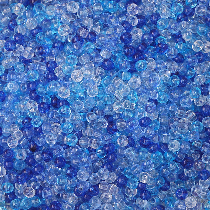 Transparent Seed Glass Beads 2mm Glossy Rainbow Colors 660pcs 30