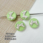 Round Bow Metal Beads 16mm 12mm Baking Painted 20pcs 7