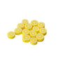 Flat Clay Beads 10mm Colorful Grapefruit Polymer 100pcs 8