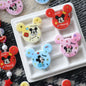 Mickey Big Head Acrylic Beads 38x33mm Colorful Mixed 20pcs 2