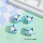 Printed Acrylic Square Beads 15mm Sanrio Pastel Colors 10pcs 8