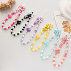 Acrylic Beaded Phone Charm Sanri Figures Colorful 20cm 2pcs