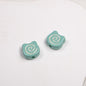 Painted Spiral Bear Acrylic Beads 11mm Colorful Glossy 50pcs 17