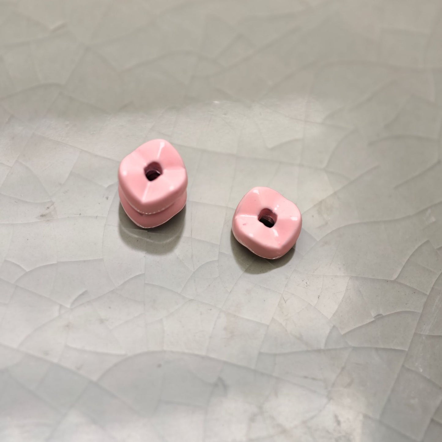 Alloy Wave Spacer Beads 6mm Baking Painted Zinc 30pcs 11