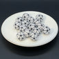 Football Patterned Rhinestone Bubblegum Beads 16mm 20mm 25pcs 9