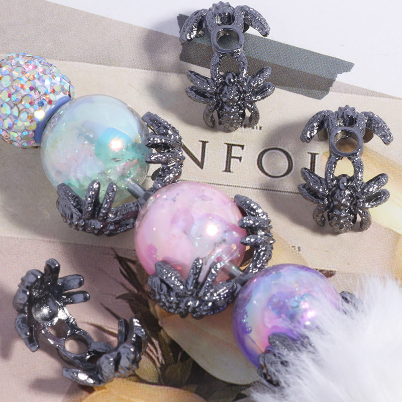 Alloy Spider Bead Caps 20mm 20pcs 8
