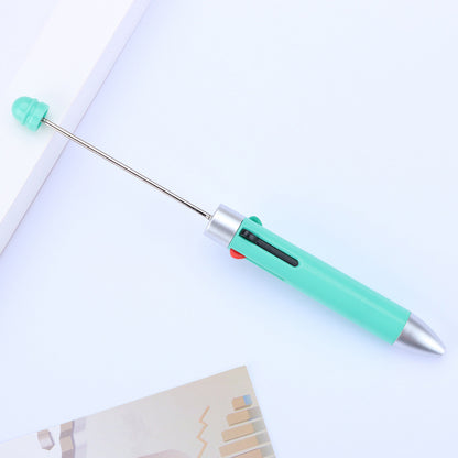 Beadable Pen Four Color Ballpoint Vibrant Barrel Bullet Tip 19