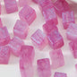 Opal Glitter Square Resin Beads 8mm Pearlescent Shimmer 10pcs 4