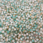 Gradient Crackle Round Glass Beads 10mm Pastel Mixed Colors 100pcs 33