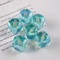 Transparent Flat Square Acrylic Beads 15mm Candy Colors 50pcs 5
