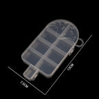 Multi Shaped Plastic Organizer Box PP Clear 1pc 4