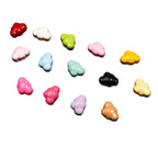 Painted Cloud Acrylic Beads 12mm Colorful Glossy Baked 50pcs 4