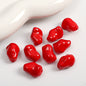 Glossy Irregular Stone Acrylic Beads 20mm Colorful Painted 50pcs 10